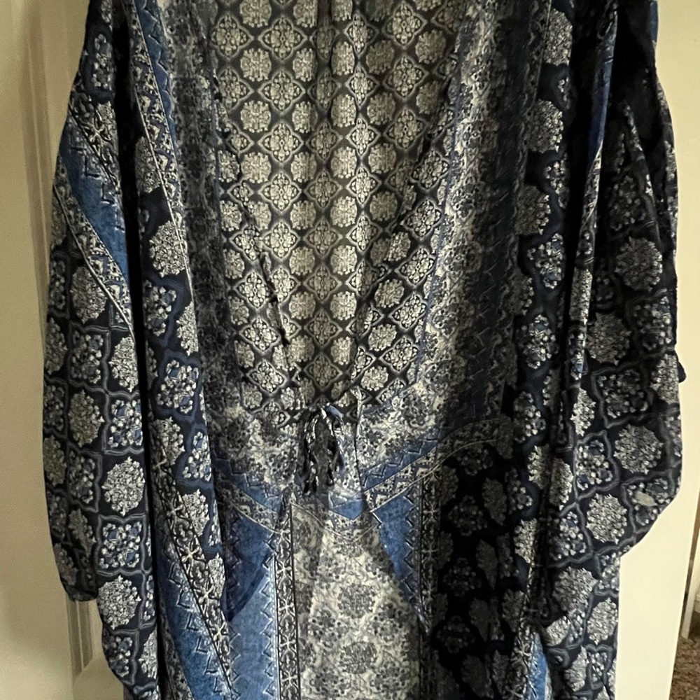 Catherine’s navy blue pattern  over piece  5x